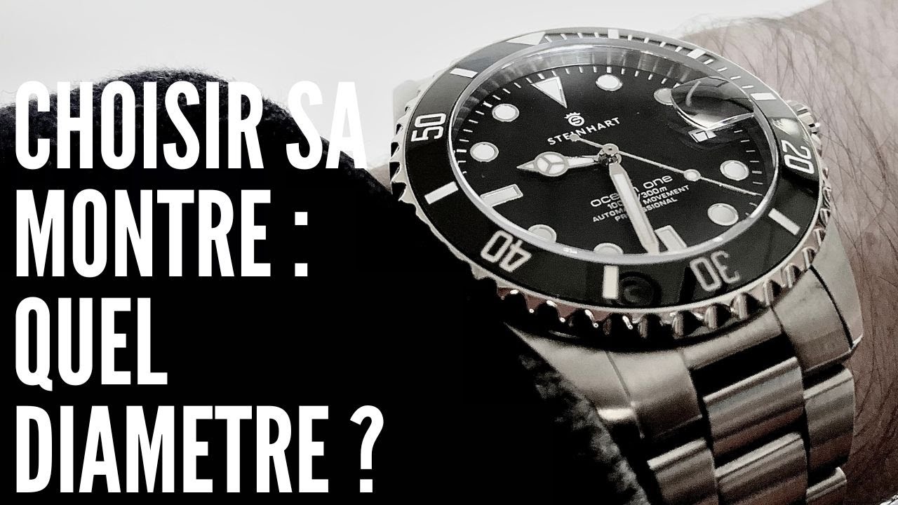 #MONTRES et diamètre : quelle taille par rapport à mon poignet ? #watches #seiko #steinhart #zenith