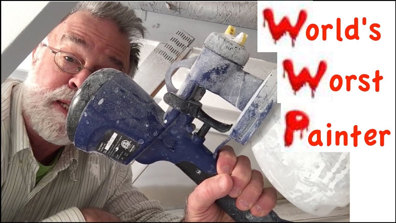 042 HomeRight Super Finish Max HVLP Paint Sprayer 2020, Straight Up in Crawl Space, Loose Insulation