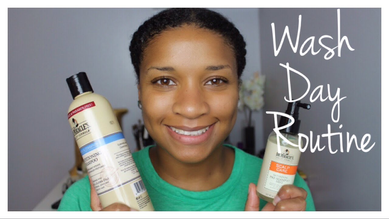 Wash Day Routine/First Impression using  Dr. Miracles Line