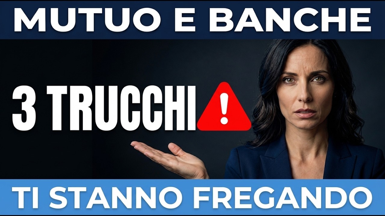 Le BANCHE ti fregano sul MUTUO: 3 trucchi nascosti sui tassi 2026