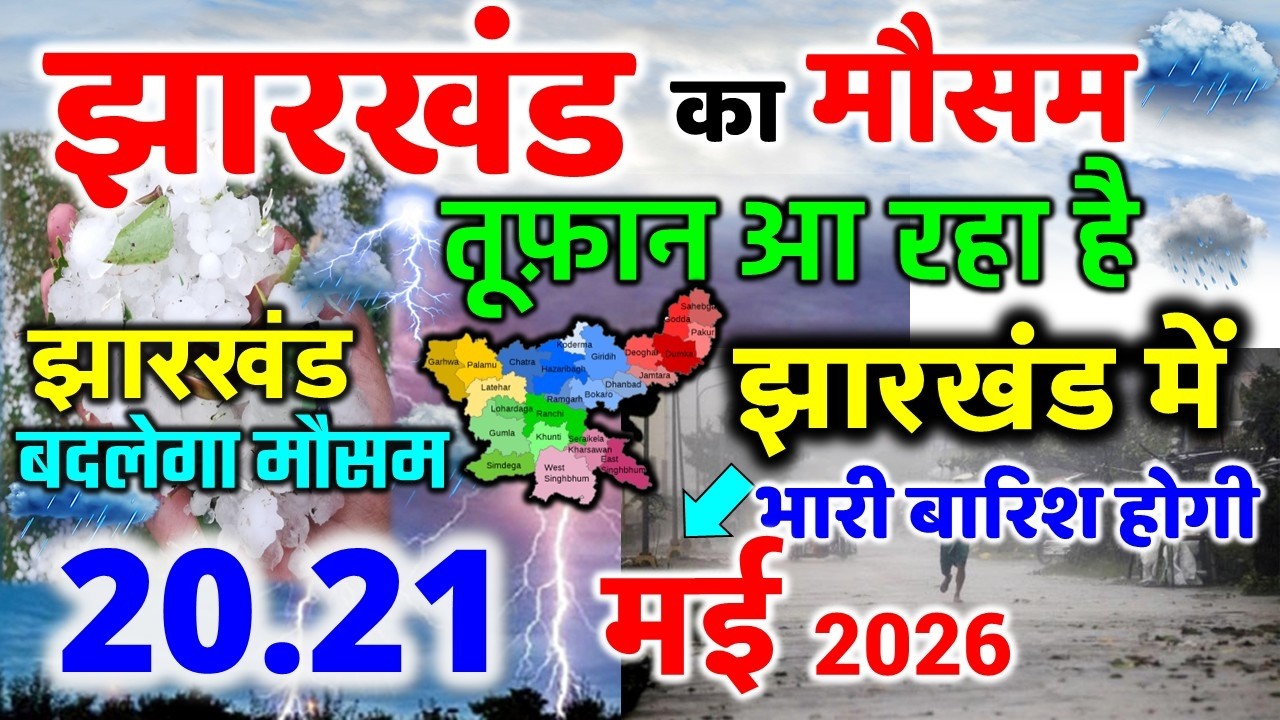 Jharkhand Weather Today 11 May 2026 | Jharkhand Weather Update IMD Alert AI Forecast 11th May 2026