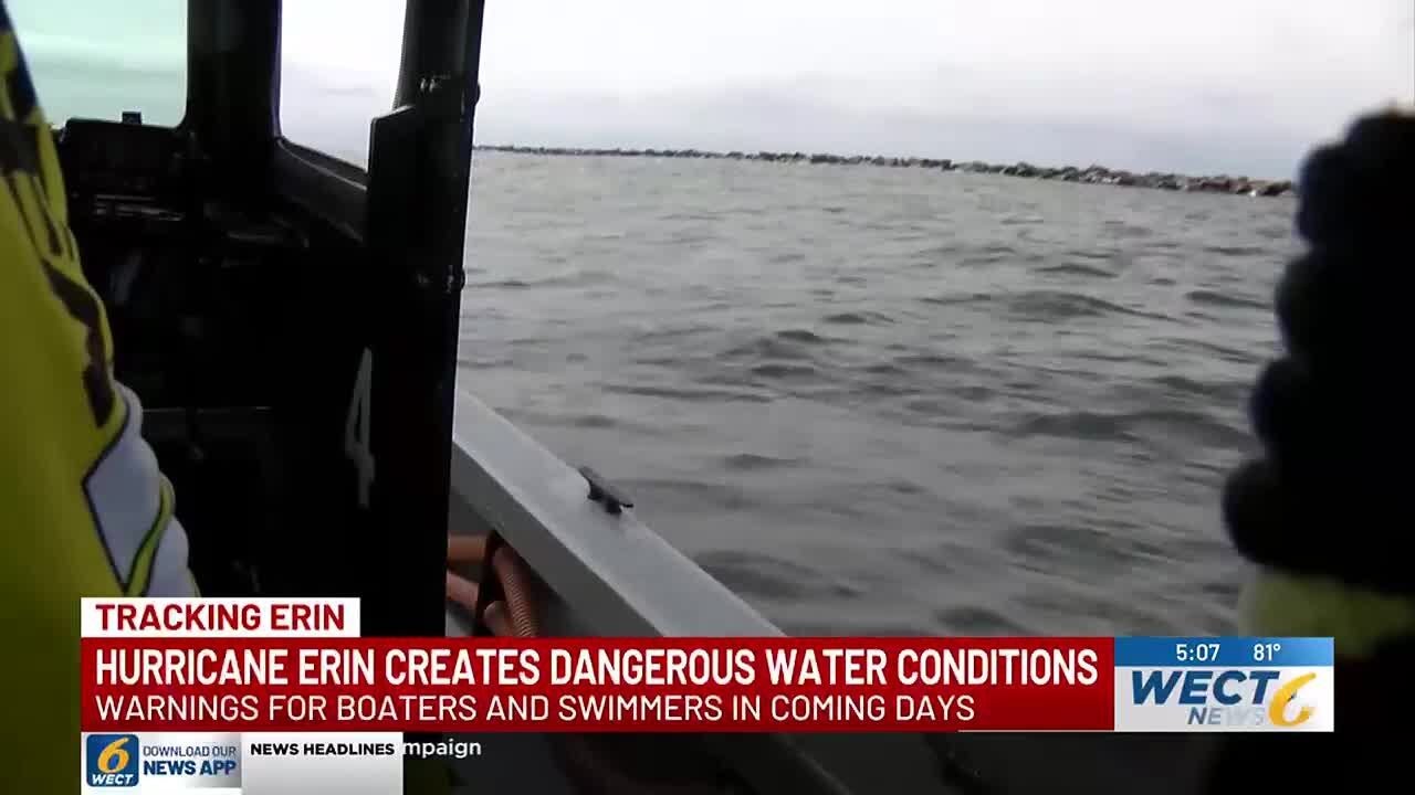 Hurricane Erin stirs dangerous waters for boaters, sea tow crews’ advice