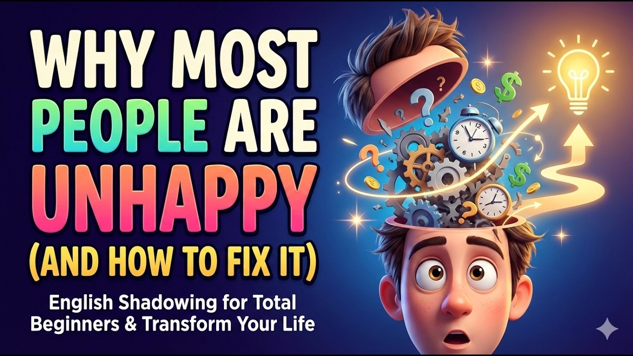 The REAL Reason You're Unhappy TOP 5 Mistakes to Avoid || English Shadowing for Total Beginners