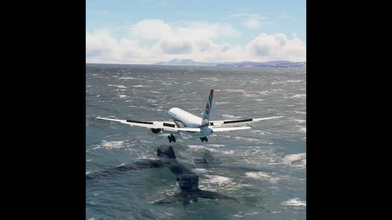 Impossible Landing!!! Amazing View before the Plane Lands at the Airport EPS0583