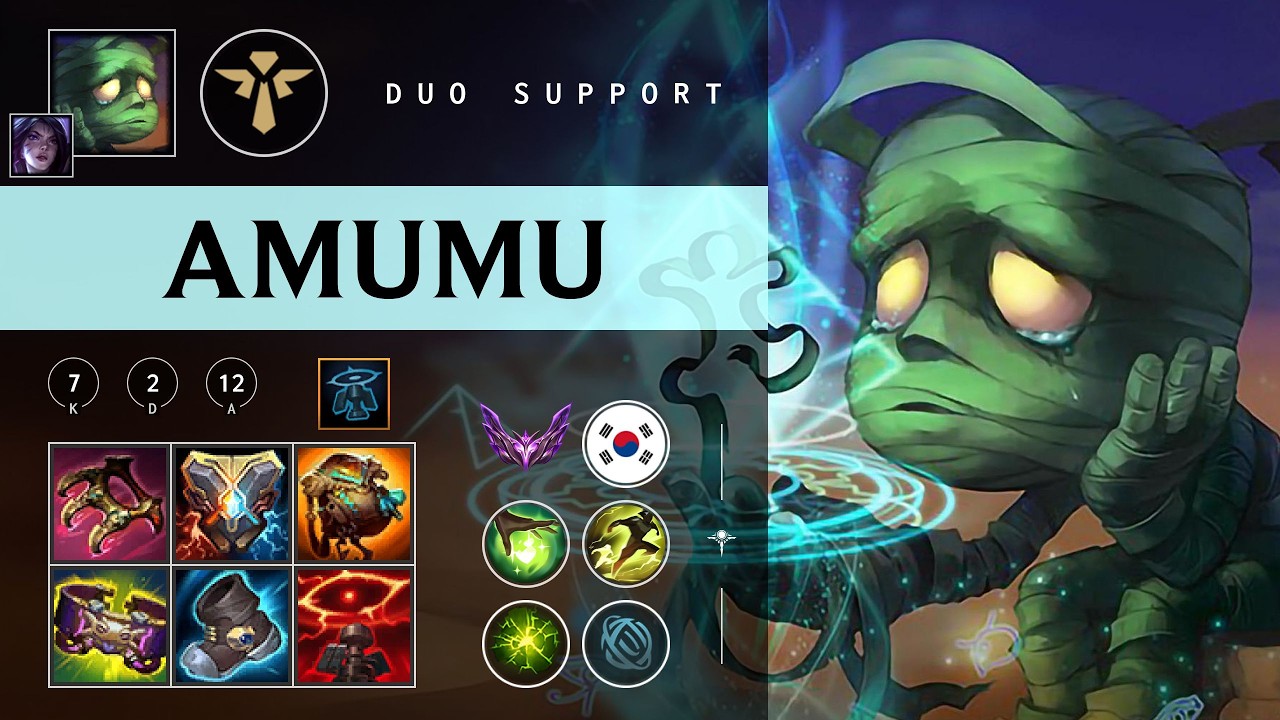 Amumu Support vs Lulu - KR Master Patch 26.04