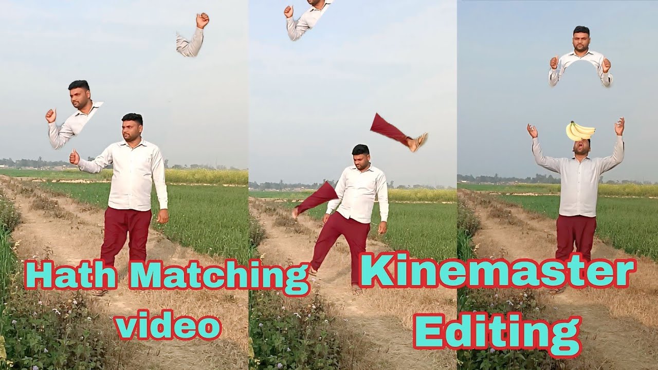 Hath Matching video editing || kinemaster editing video 