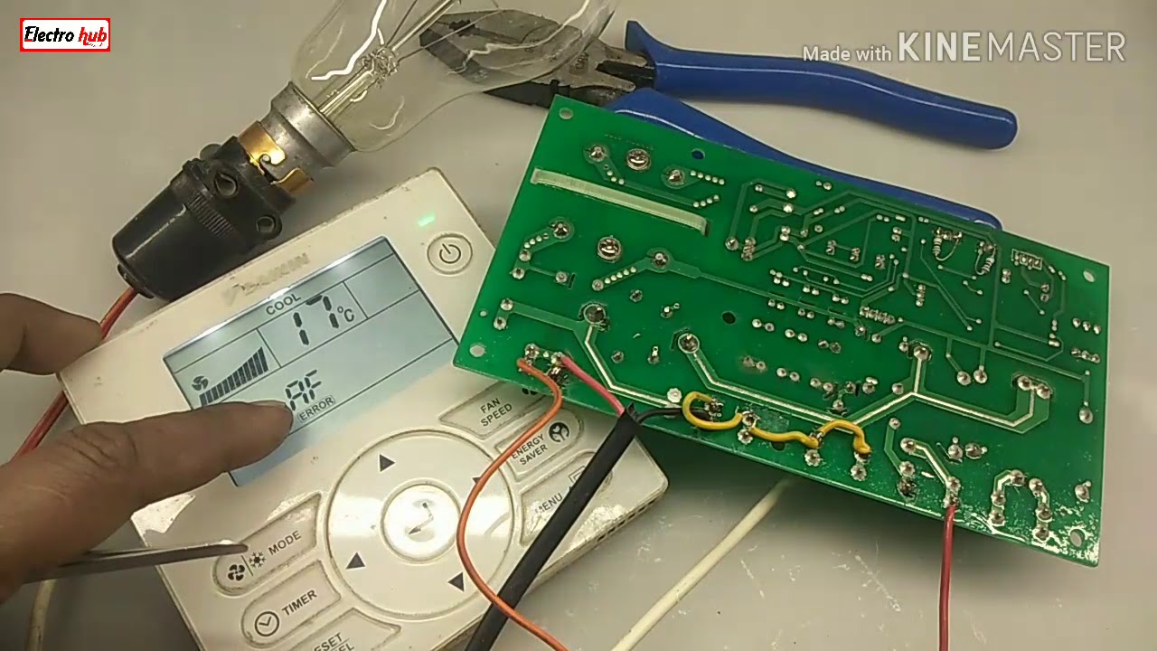 Daikin ductable AC pcb testing