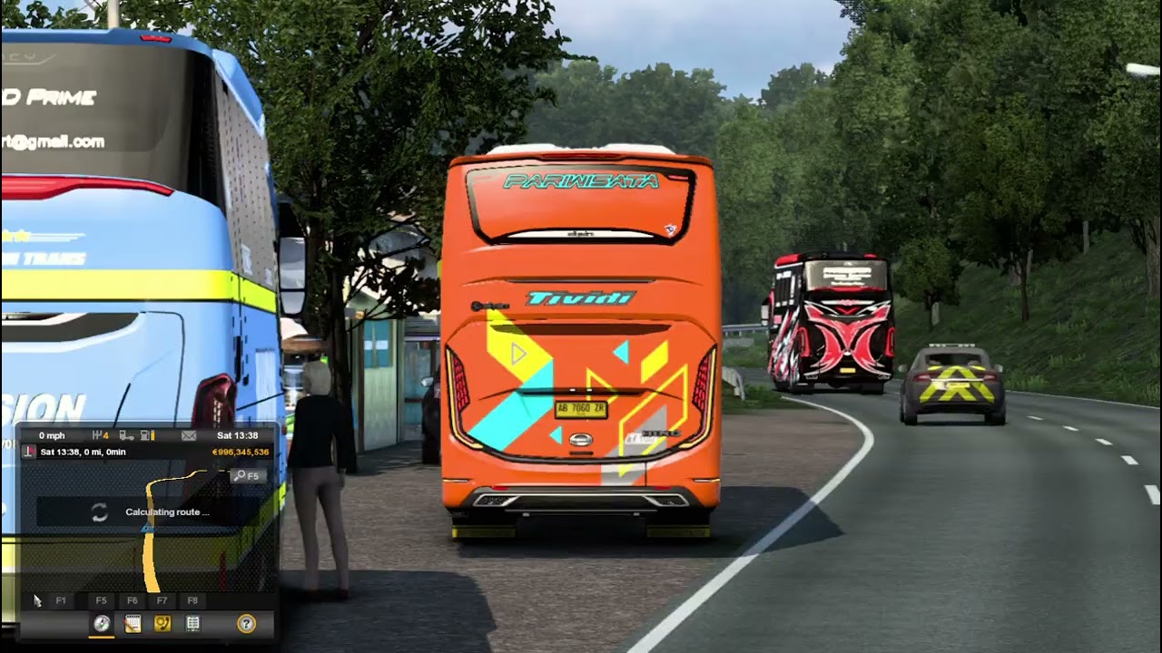 Full Perjalanan BUS Tivid Kotabanjar – Rawalo ETS 2 | Sensasi Sopir Asli! tanpa editan