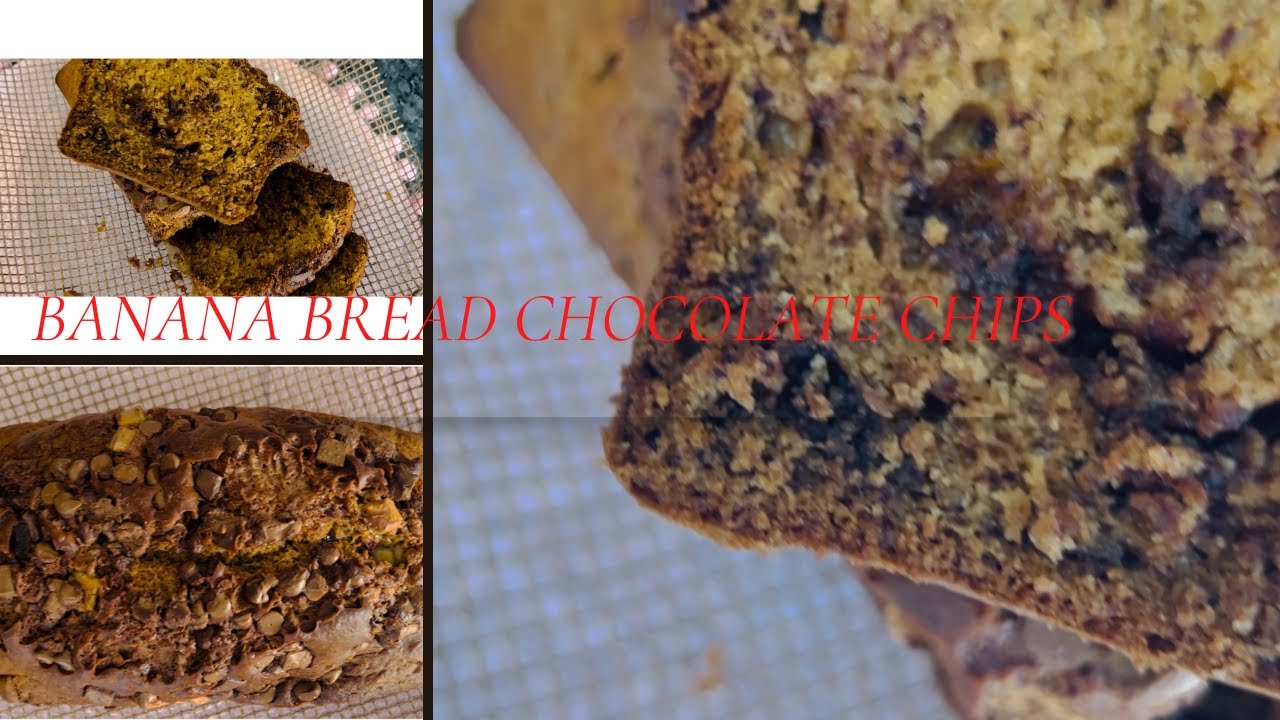 HOW TO MAKE THE PERFECT BANANA BREAD WITH CHOCOLATE CHIPS || EASY BANANA BREAD RECIPE ||
