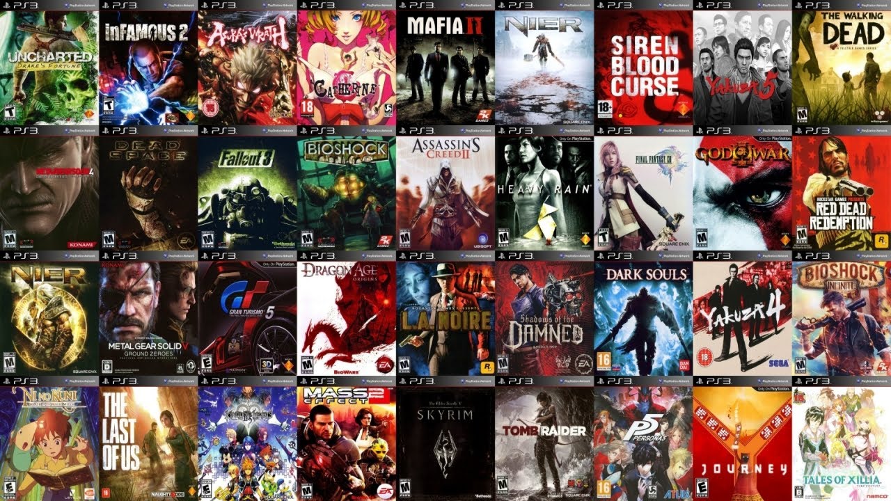 Top 90 MOST POPULAR PS3 Games With The Highest Score