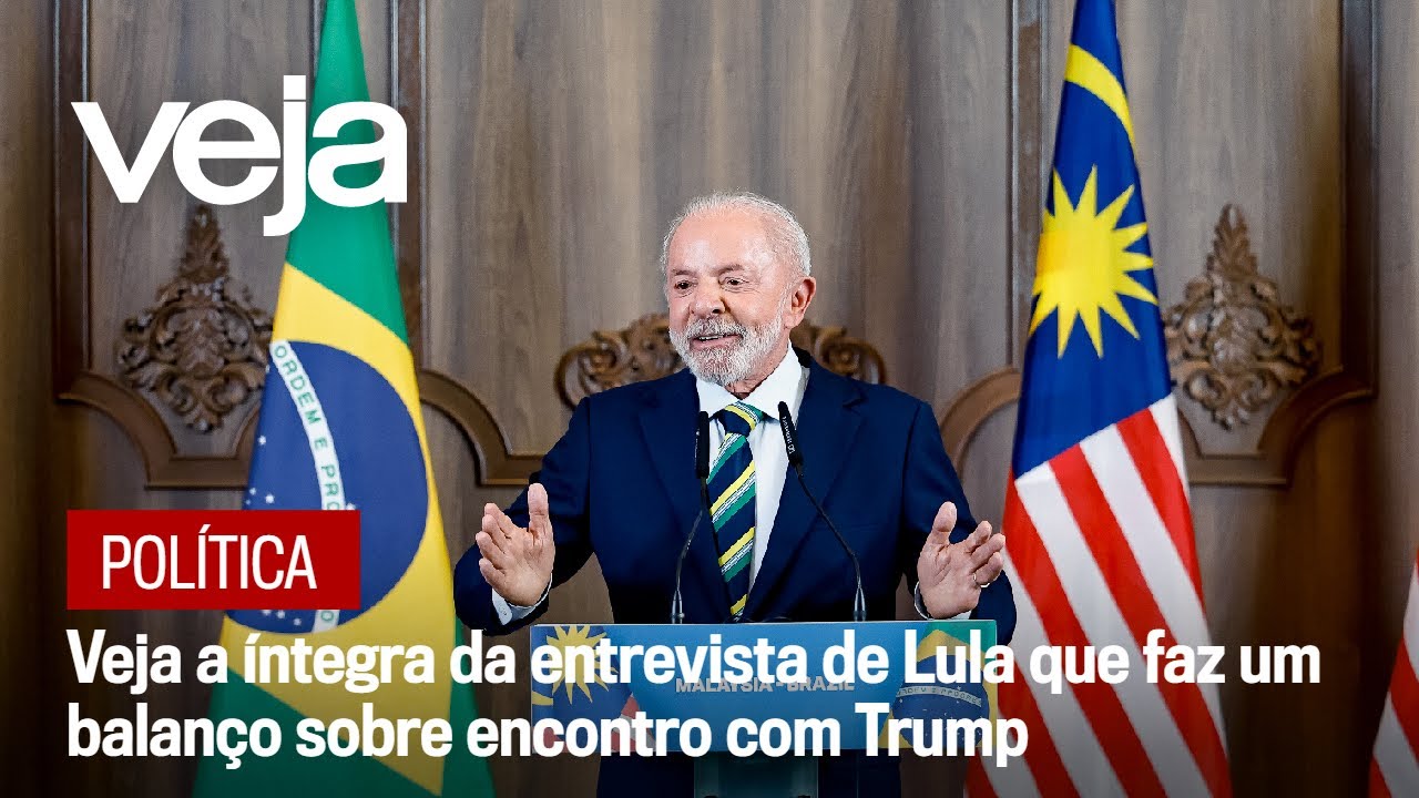 Veja a íntegra da entrevista de Lula que faz um balanço sobre encontro com Trump