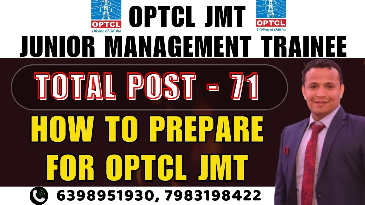 HOW TO PREPARE FOR OPTCL JMT (ELECTRICAL) 2025