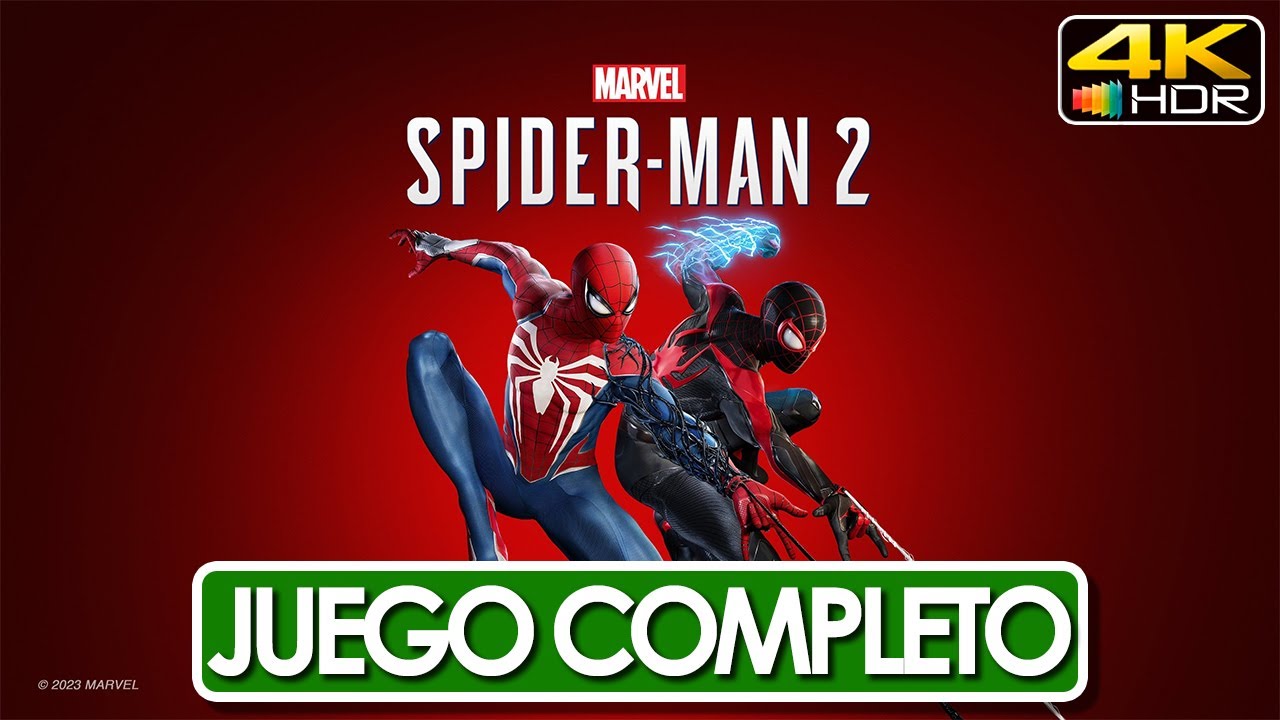 Marvel's Spider-Man 2 Juego Completo Español Latino Campaña Completa (4K HDR) 🕹️ SIN COMENTARIOS
