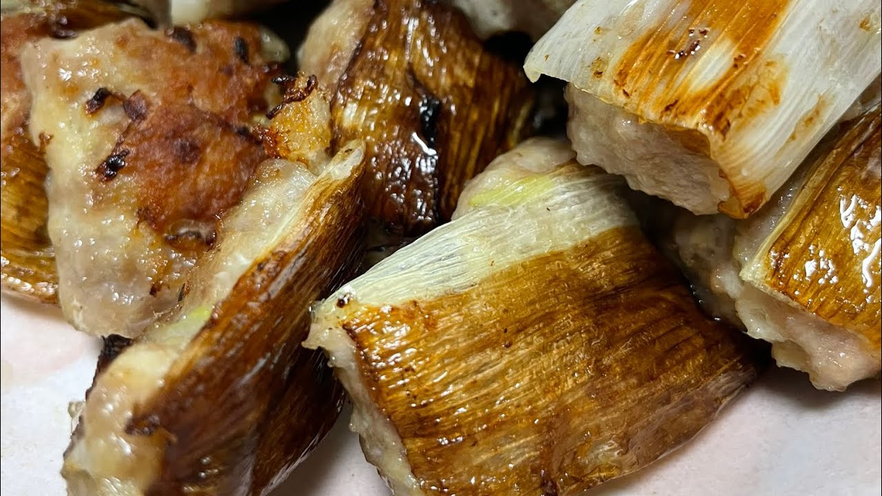 簡単ネギ皮餃子を食卓へ