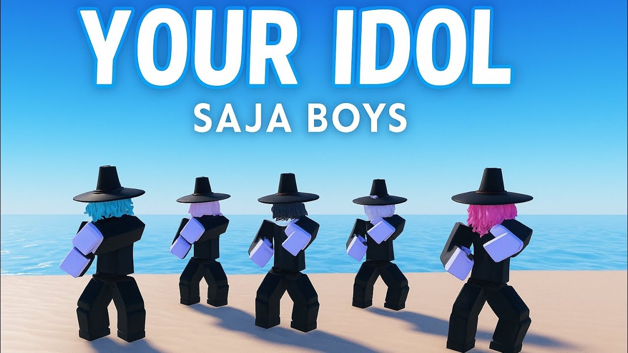 Your Idol ~ Saja Boys | Roblox | S.A Gaming Garage | #roblox #viral #sajaboys #demonhunters #fyp 