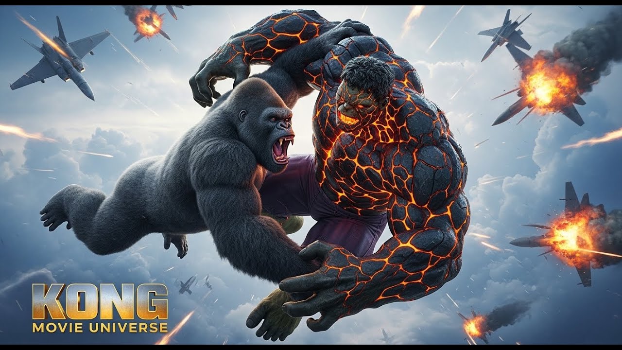 Kong vs. Hulk: A Deadly Battle in the Air | Full Fight Analysis