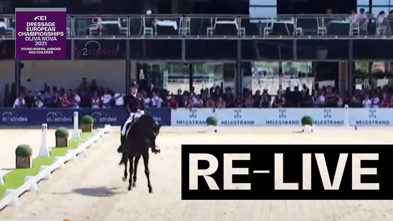 RE-LIVE | Dressage Team Test Part 2 - Juniors | FEI Dressage European Championship 2021