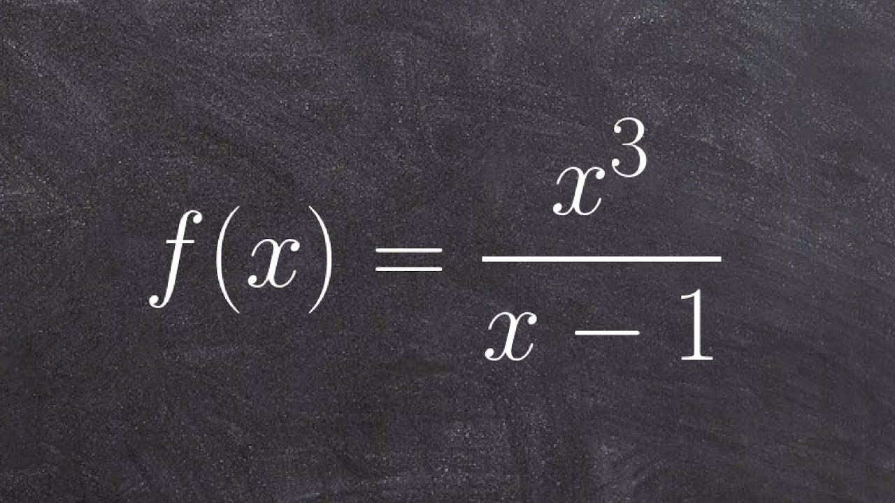 How do you graph a rational function with asymptotes