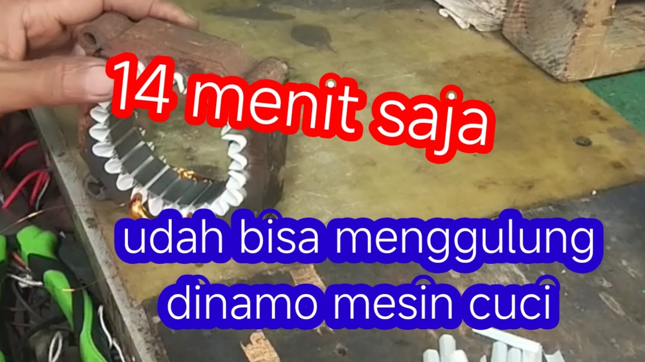 Menggulung belitan utama pengering mesin cuci 