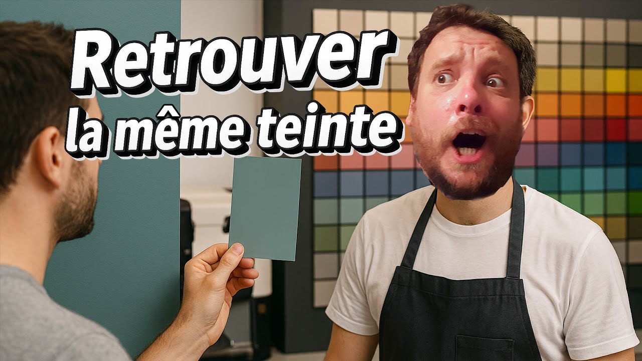 Retrouver la même couleur que celle du mur, grâce au NUANCIER