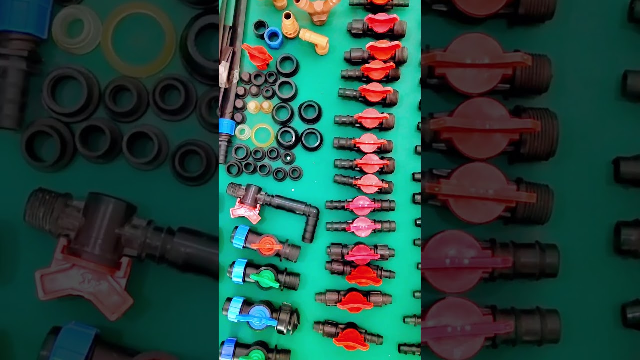 Drip irrigation connectors and valves | Mini valve | Coupling | Offtake | End cap