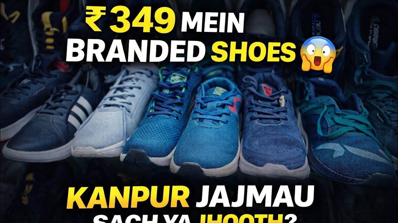 Kanpur jajmau ki KDA market branded shoes and slippers shocking price
