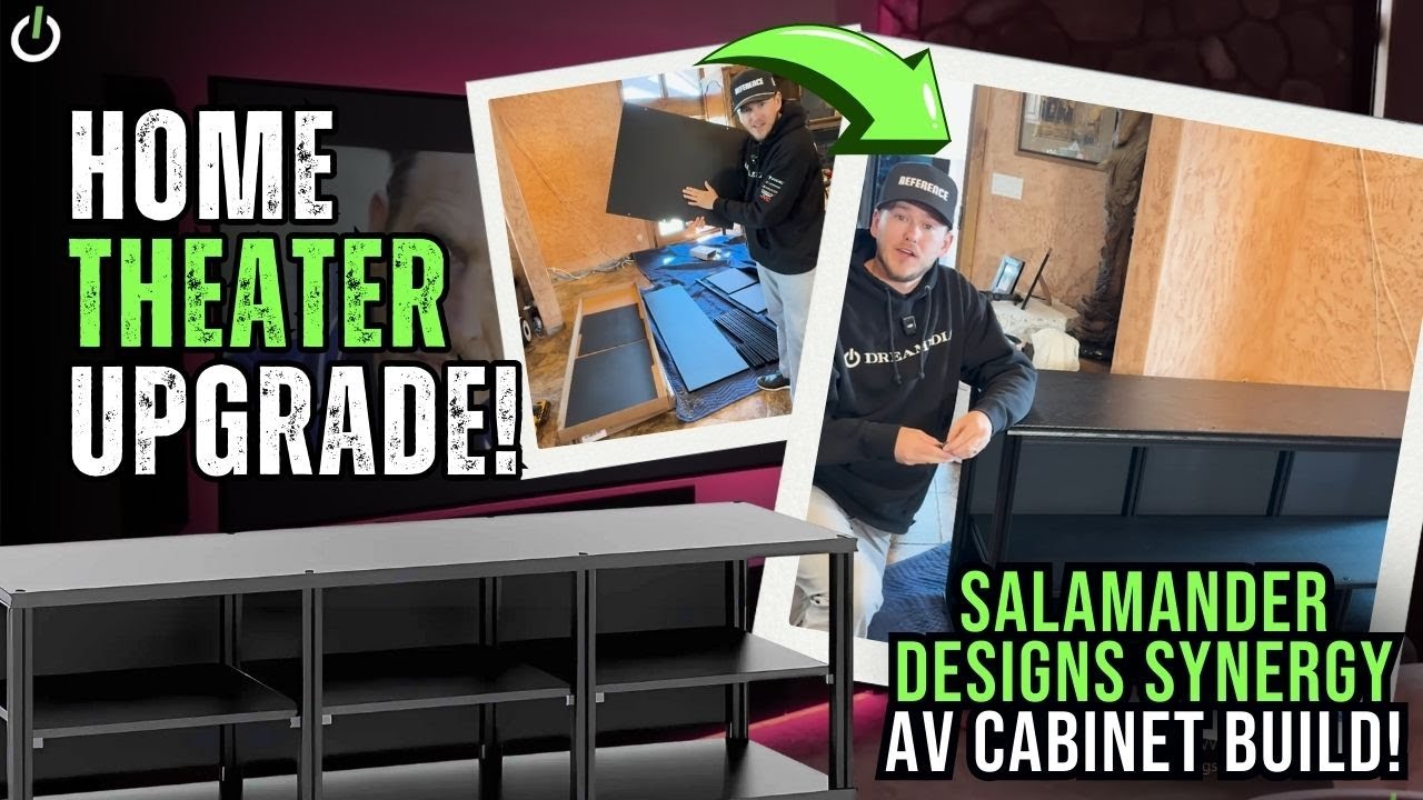 Simple & Clean AV Cabinet - Salamander Designs Synergy - Home Theater & Stereo Rack