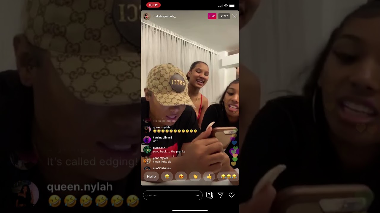 MEG THE STALLION and ex-Friend KELSEY on IG Live