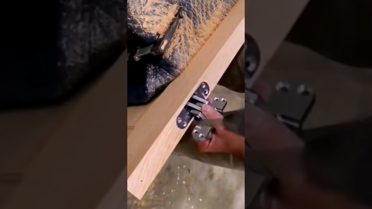 𝗜𝗻𝘃𝗶𝘀𝗶𝗯𝗹𝗲 𝗛𝗶𝗻𝗴𝗲𝘀 #hinges #homeimprovement #doorhardware #easytomake #diy #magnificenthardware