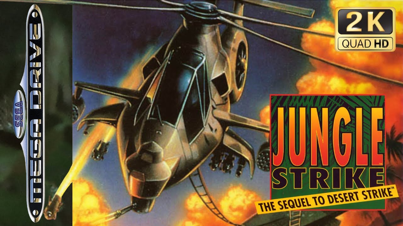 Jungle Strike (1993) Sega Megadrive/Genesis Longplay