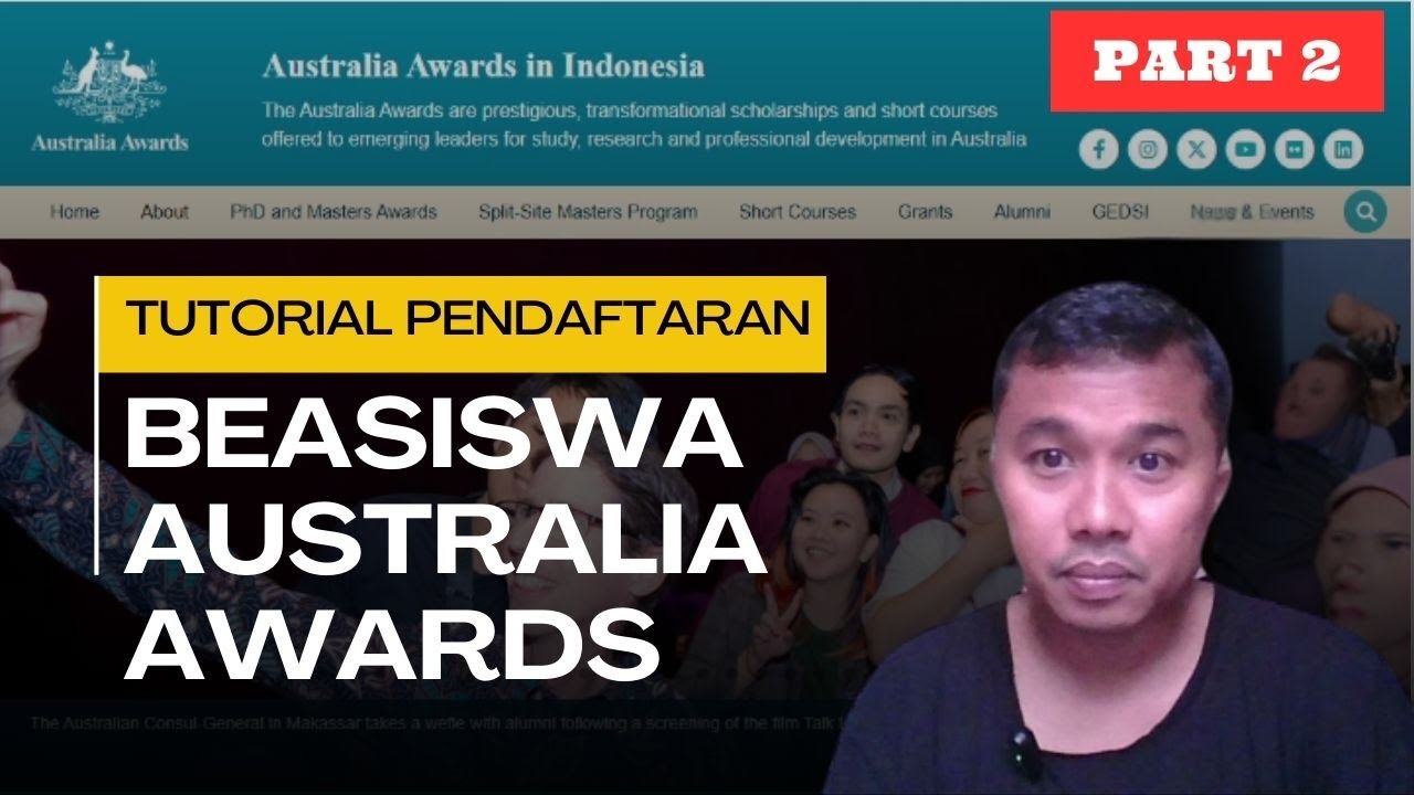 Tutorial mendaftar Beasiswa Australia Awards (AAS) 2025 | Part 2