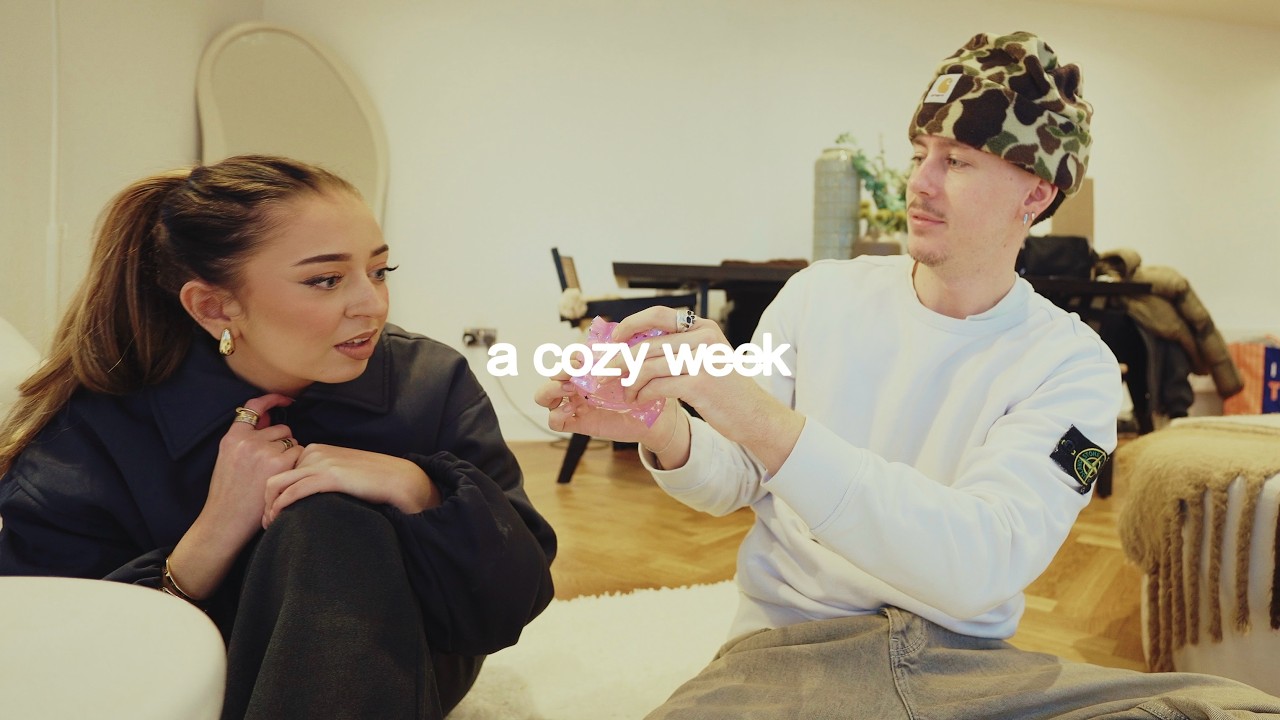 spending a cozy week with friends, blind box unboxing + home reset