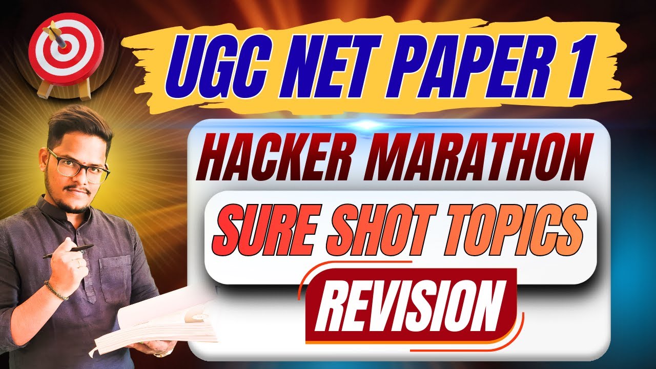 Sure Shot Topics Revision Marathon | UGC NET Paper 1 by Shiva sir #achieversaddaugcnet