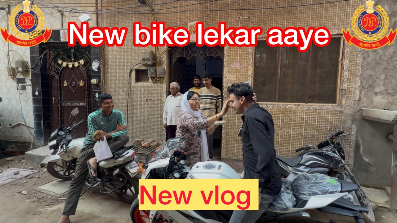 New vlog || aaj gaye bike lene😍😍❤️😊 || dekho konsi bike lekar aaye h