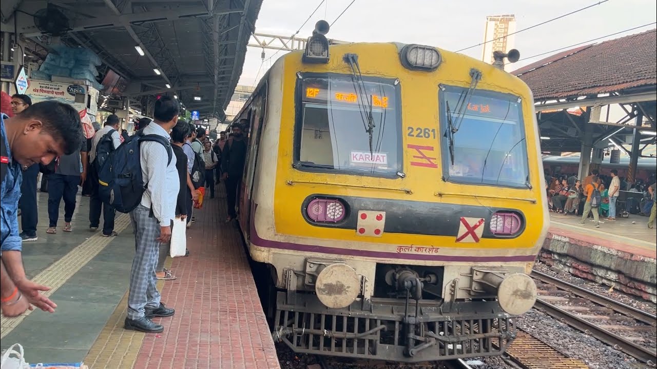 Uncut Kalyan To karjat Train Journey ll Mumbai Local Train Back To Back Action 