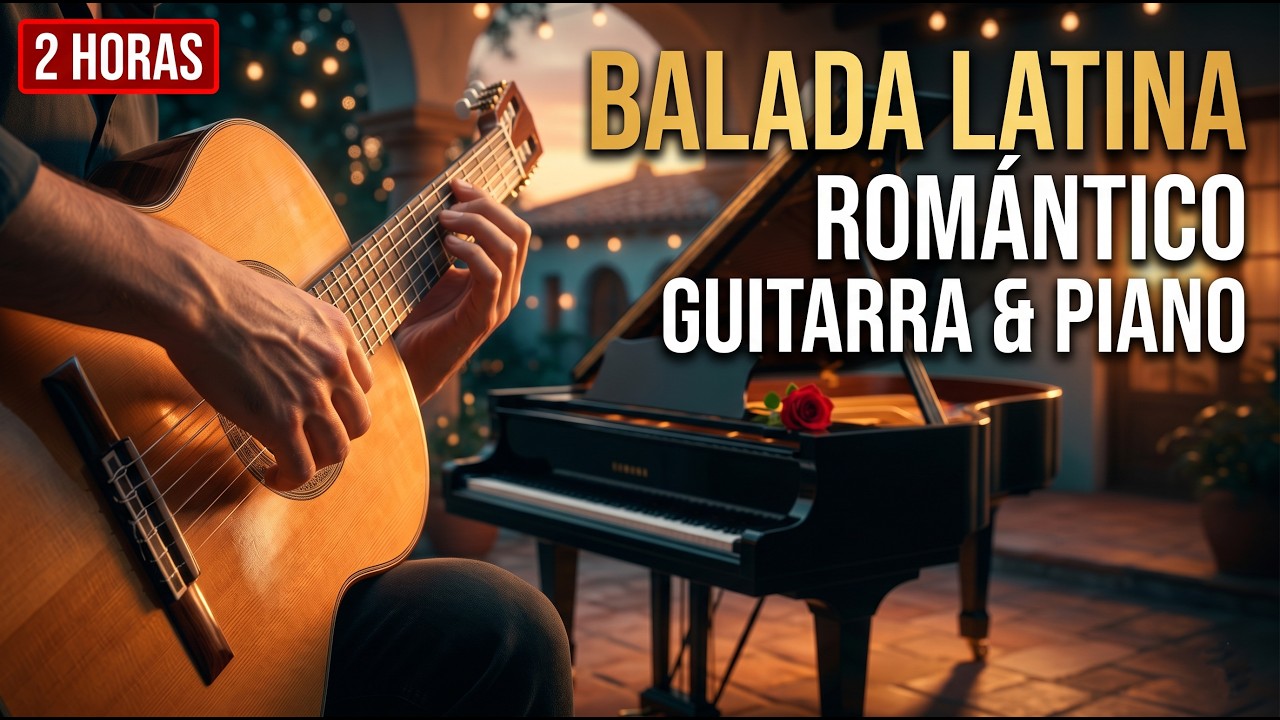 Latin Ballad Music | 2 Hours Romantic Instrumental | Soft Spanish Guitar & Piano #ballads