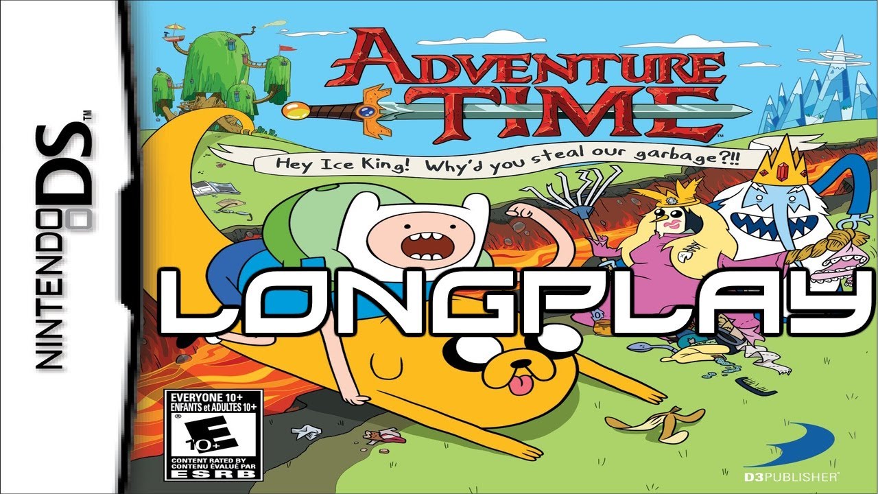 Adventure Time: Hey Ice King! Why'd You Steal Our Garbage?!! - Longplay [NDS 3DS]
