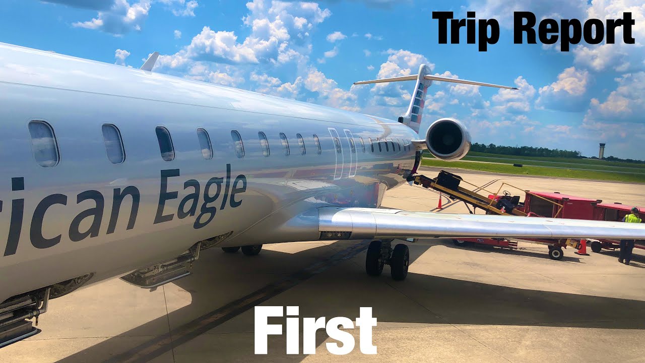 (4K) American Eagle CRJ-900 First - Tallahassee (TLH) - Charlotte (CLT) | Trip Report