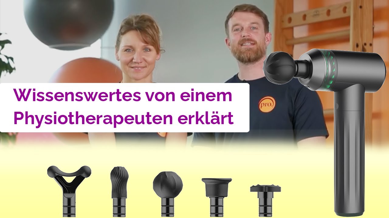 Was ist eine Massagepistole? Wie setze ich sie richtig ein? Was sind die Vorteile?