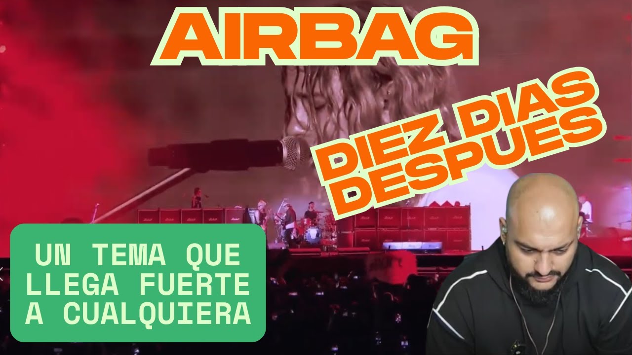 Reaccion en el En Vivo de #airbagoficial a su tema 