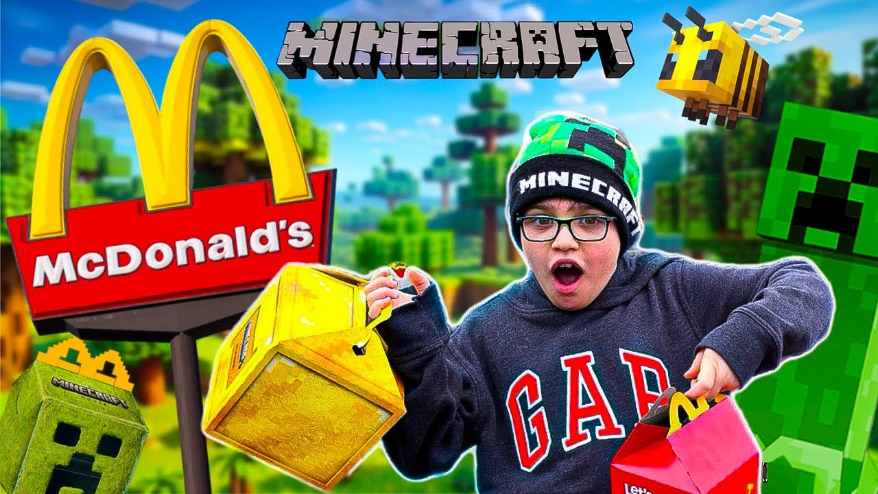 Coleção Minecraft do McDonald's: Consegui Todos os Brinquedos desta vez?!
