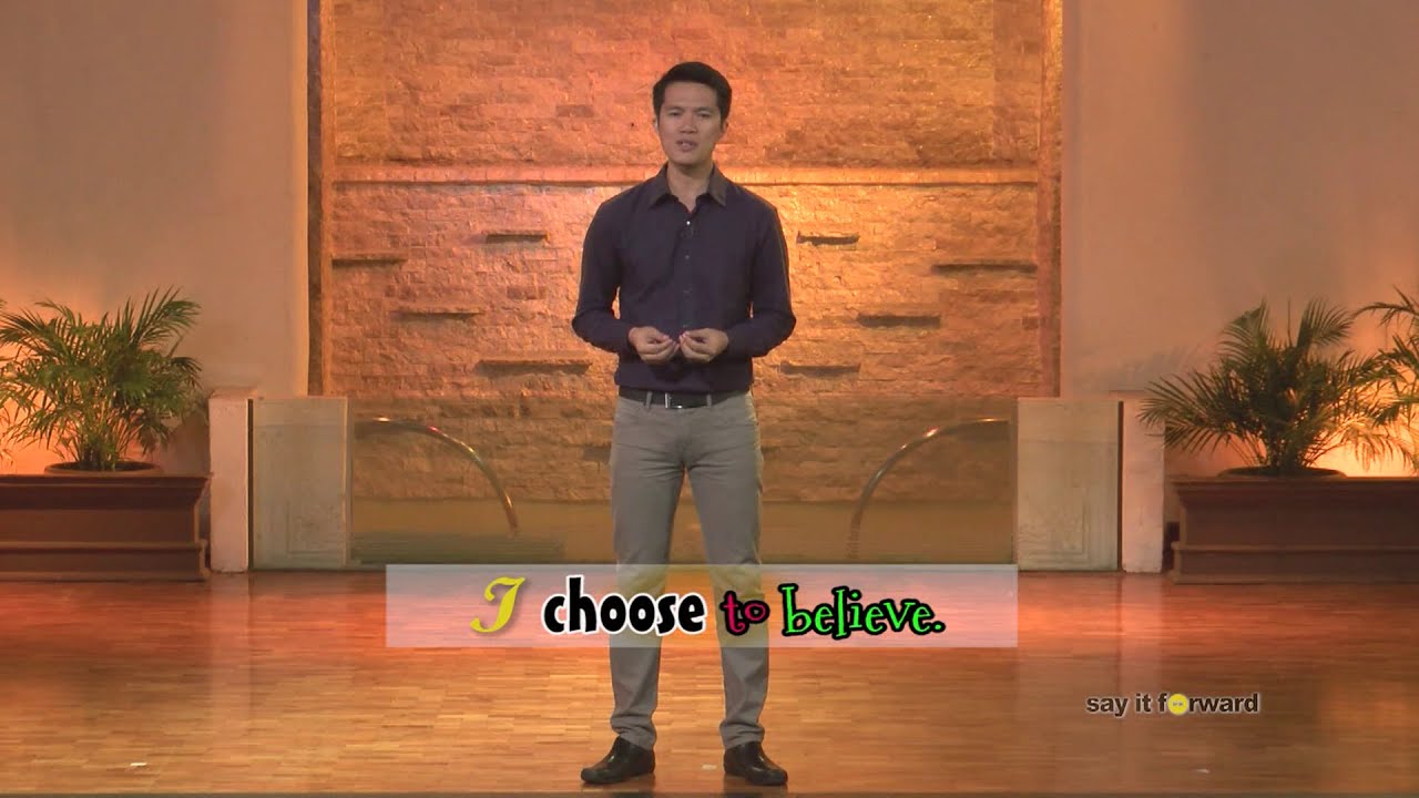 Archie dela Cruz SAYs IT FORWARD: 'Choosing to be Happy 1'