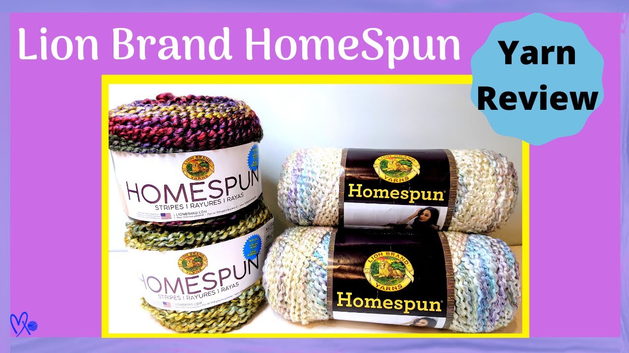 Yarn Review Lion Brand Homespun