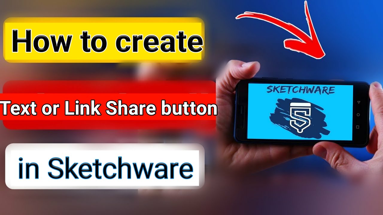 How to create Text or Link Share button in Sketchware