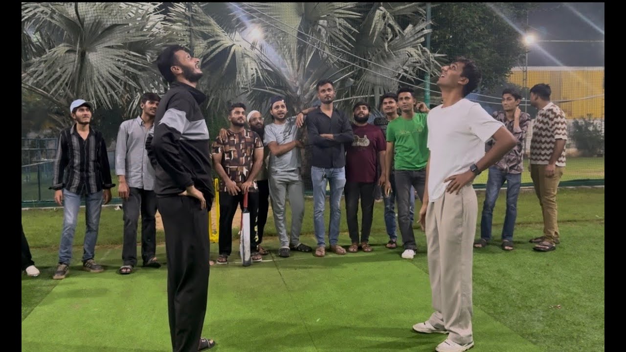 Box Cricket Challenge🏏...And Then This Happened😱