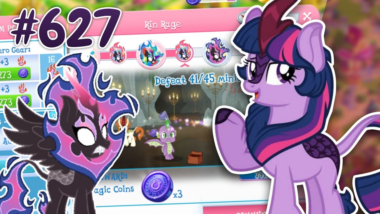Twilight overspelled mane 6 as niriks | Rin Rage story progress | Mlp gameplay walkthrough #627