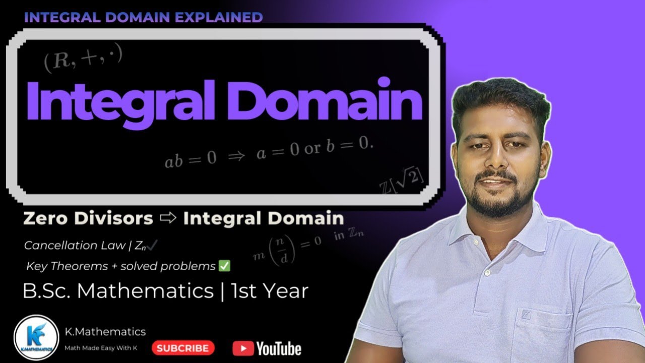 Integral Domain | Zero Divisors | Theorems & Solved Problems | Ring Theory | B.Sc. 1st Year