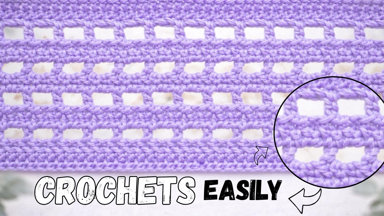 You’ll Love This Beautiful Crochet Stitch! Super Easy for Beginners