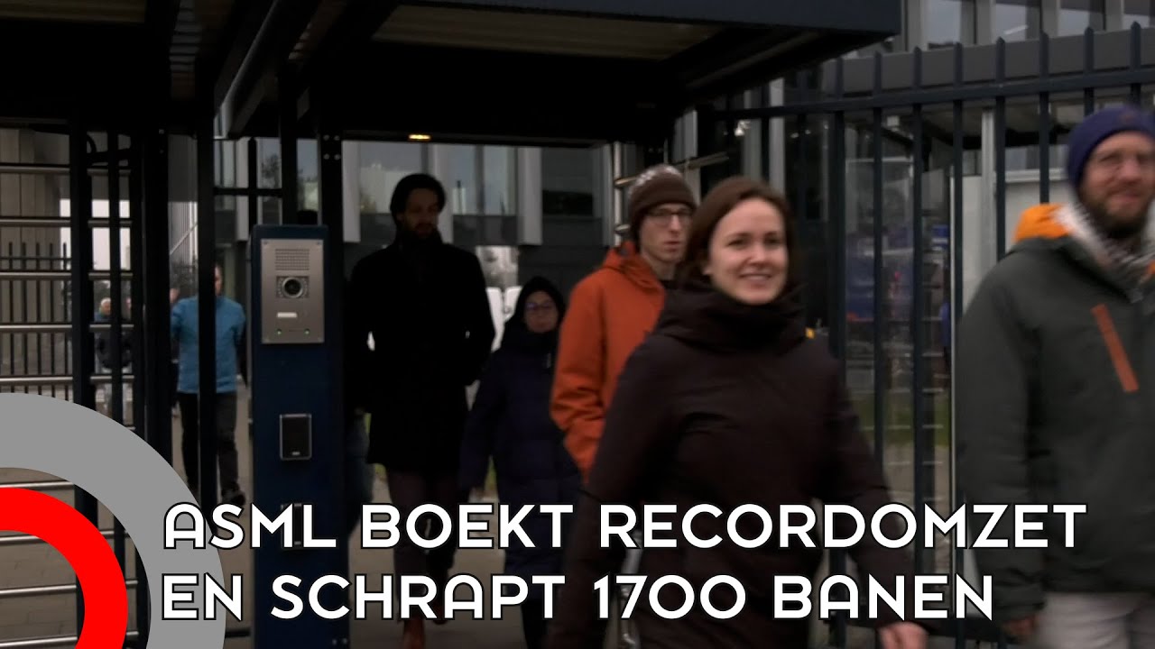 ASML boekt recordomzet en schrapt 1700 banen