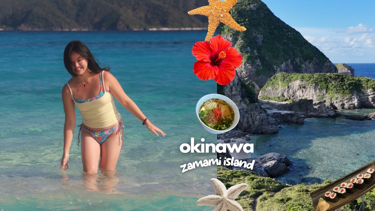 michelin beach in Okinawa, Japan 🌺🏝️🌊 ZAMAMI VLOG (exploring, hidden tropical paradise)